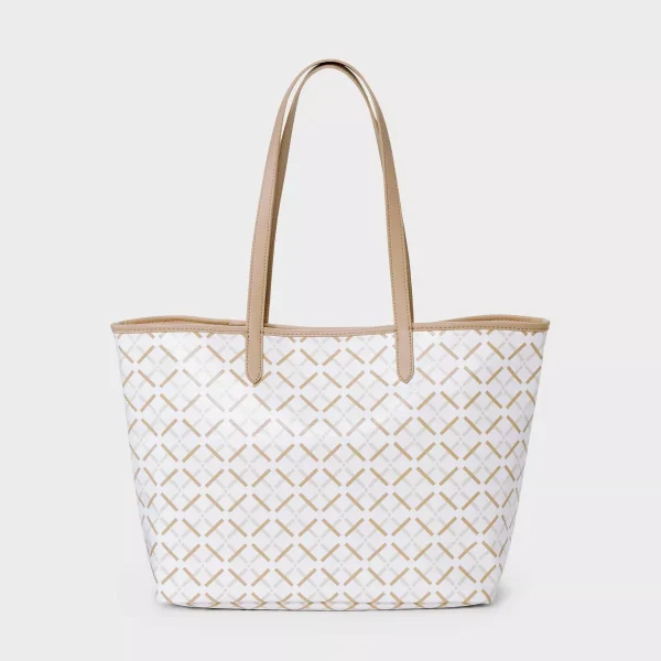 Coated Canvas Tote Bag