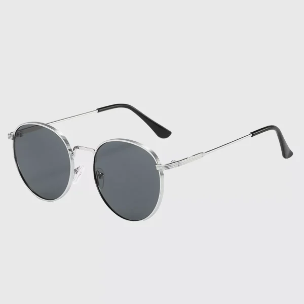 Women's Retro-Inspired Double-Bridge Square Sunglasses